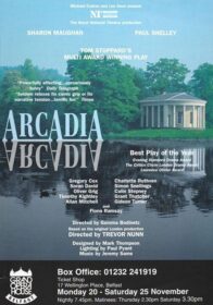 Arcadia tom stoppard trevor nunn gemma bodinetz paul ferris du fer uk tour theatre