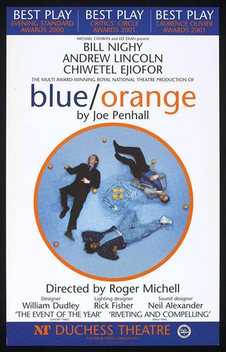 Blue orange joe penhall bill nighy chiwetel ejiofor andrew lincoln duchess theatre london paul ferris du fer