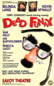 dead funny terry johnson belinda lang kevin mcnally savoy theatre paul ferris du fer