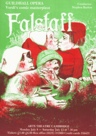 Falstaff verdi opera conductor stephen barlow guildhall school of music and drama london cambridge arts theatre paul ferris du fer