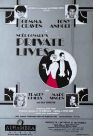 Private lives noel coward lee dean michael codron churchill theatre bromley uk tour gemma craven tony anholt tracey childs marc sinden john david paul ferris du fer
