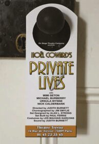 Private lives noel coward theatre trevise paris france alan l strong paul ferris du fer