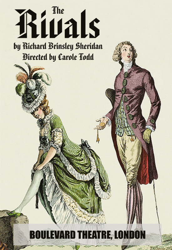 The rivals richard brinsley sheridan carole todd boulevard theatre london paul ferris du fer